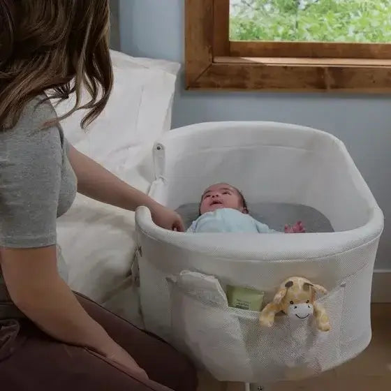 Sealy Airy Dreams Breathable 2-in-1 Baby Bassinet and Bedside Sleeper