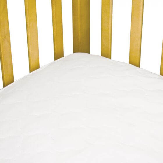 Sealy Stain Protection Waterproof Fitted Crib Mattress Pad