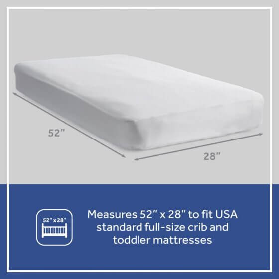 Sealy FreshFlow Breathable Waterproof Crib Mattress Pad