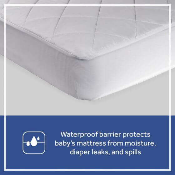 Sealy Cool Comfort Fitted Crib Mattress Pad