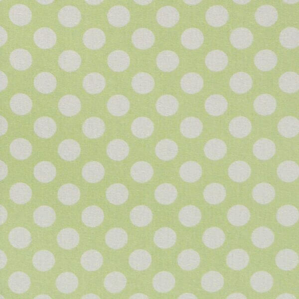 Folding Basket/Storage Cube in Sage Polka Dot