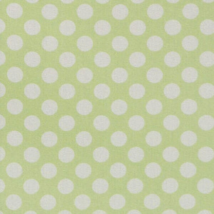 Folding Basket/Storage Cube in Sage Polka Dot