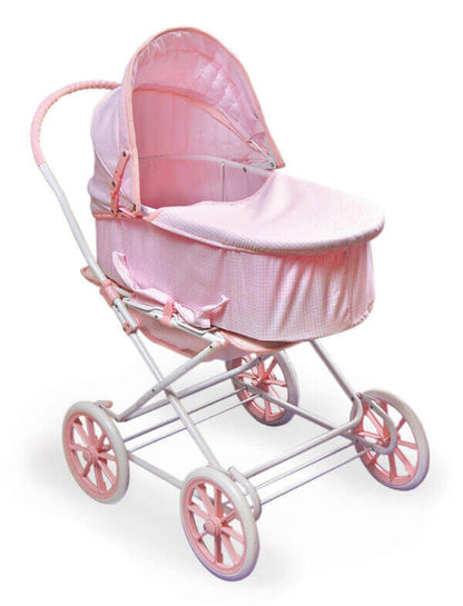 Just Like Mommy 3-in-1 Doll Pram/Carrier/Stroller – Pink/Gingham