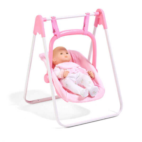 Badger Basket Doll Swing with Portable Carrier Seat