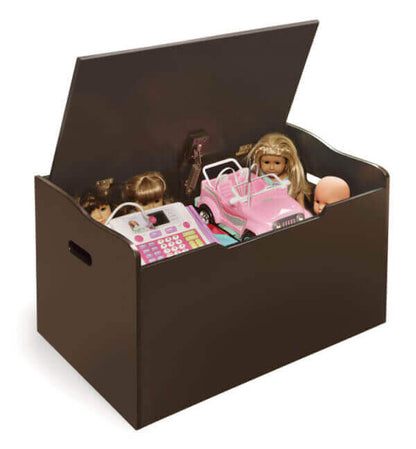 Badger Basket Bench Top Toy Box with a Espresso Finish