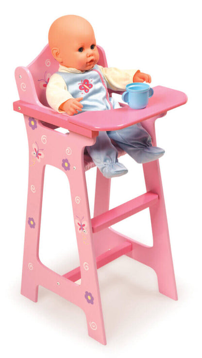 Badger Basket Blossoms and Butterflies Doll High Chair