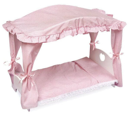 Badger Basket Canopy Doll Bed with Bedding