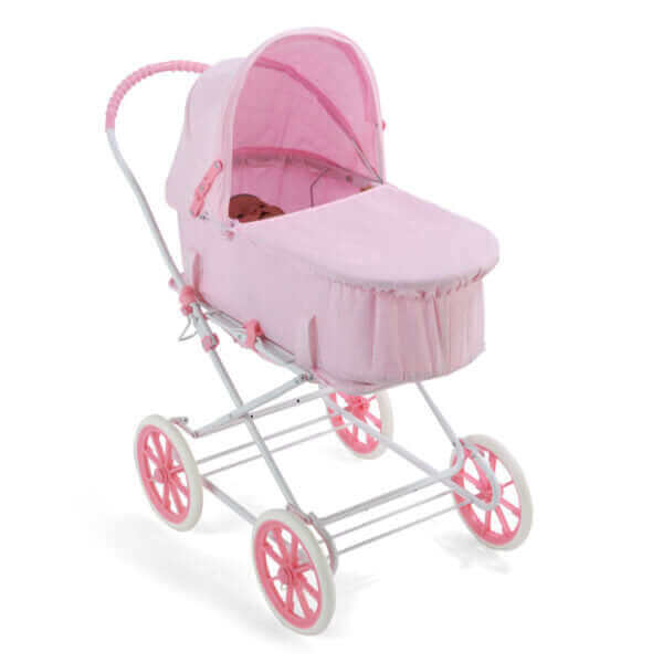 Just Like Mommy 3-in-1 Doll Pram/Carrier/Stroller – Pink/Gingham