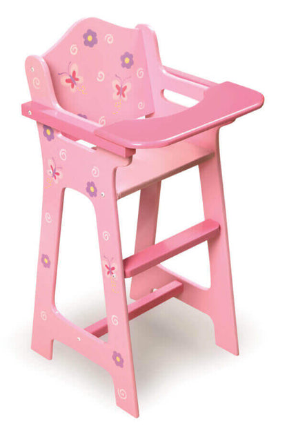 Badger Basket Blossoms and Butterflies Doll High Chair