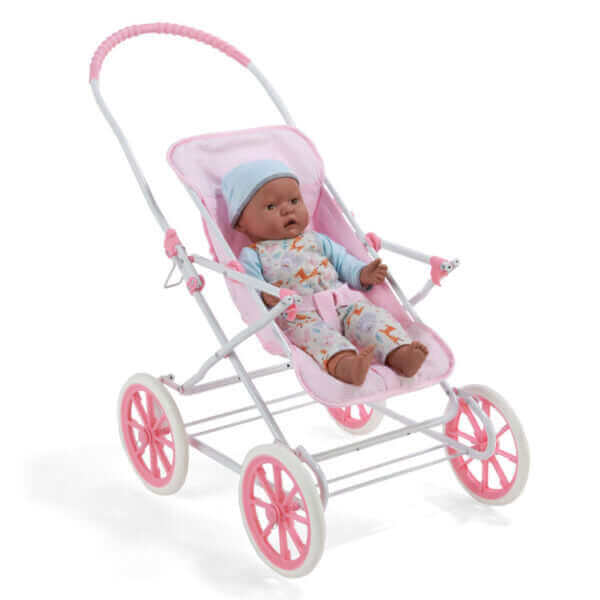 Just Like Mommy 3-in-1 Doll Pram/Carrier/Stroller – Pink/Gingham