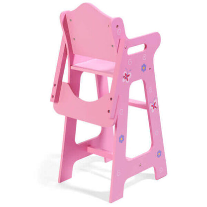 Badger Basket Blossoms and Butterflies Doll High Chair